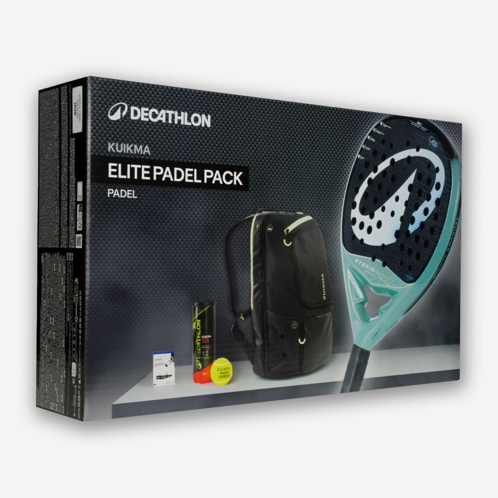 Padelset Kuikma Elite met rackets en bal