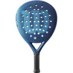 Wilson Accent tennisracket in zwart en wit design