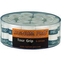 Signum Pro Tour Grip verpakking met 30 witte tennisgrepen